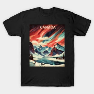 Canada Vintage Poster Tourism T-Shirt